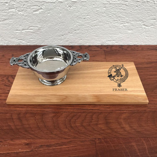 Clan Fraser Quaich Plaque